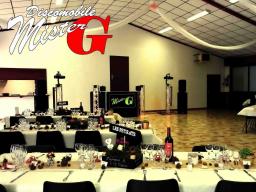 Exemple de salle de mariage avec la sono MisterG