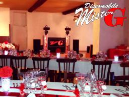 Exemple de salle de mariage avec la sono MisterG