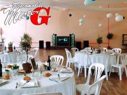 Exemple de salle de mariage avec la sono MisterG